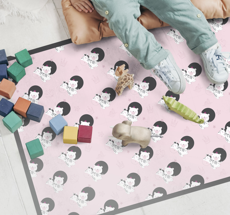 Vinil podovi djeca razigrana grafika balerine - TenStickers