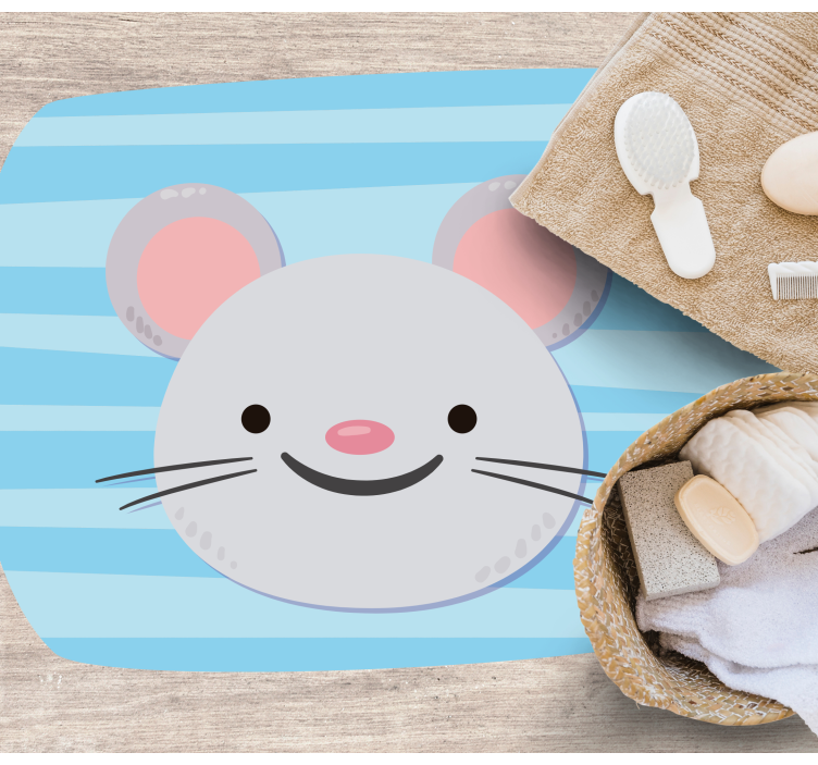 Vinil podovi djeca slatko mišje lice - TenStickers