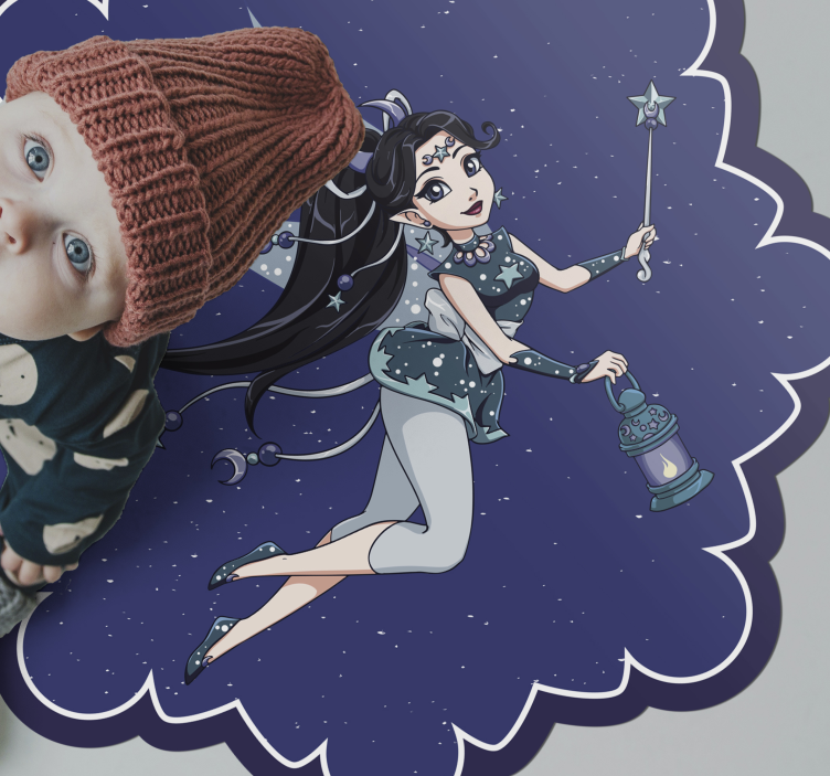 Vinil podovi djeca vilinsko noćno nebo - TenStickers