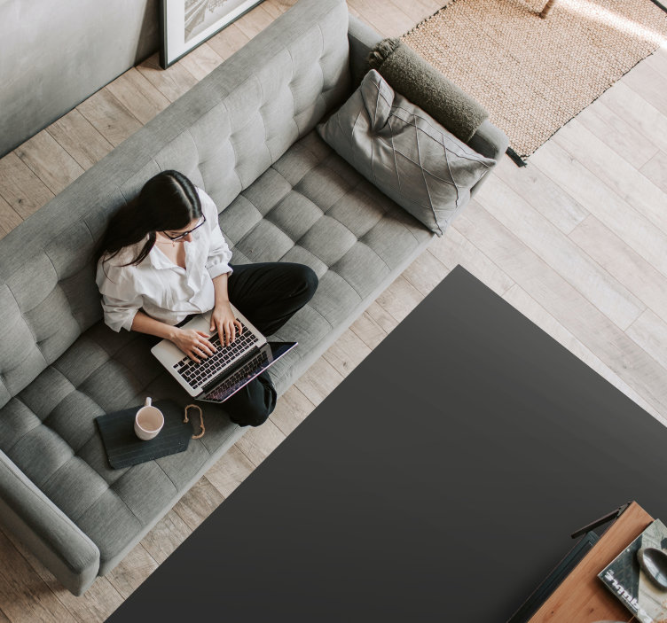 Vinil podovi dnevna soba crna - TenStickers