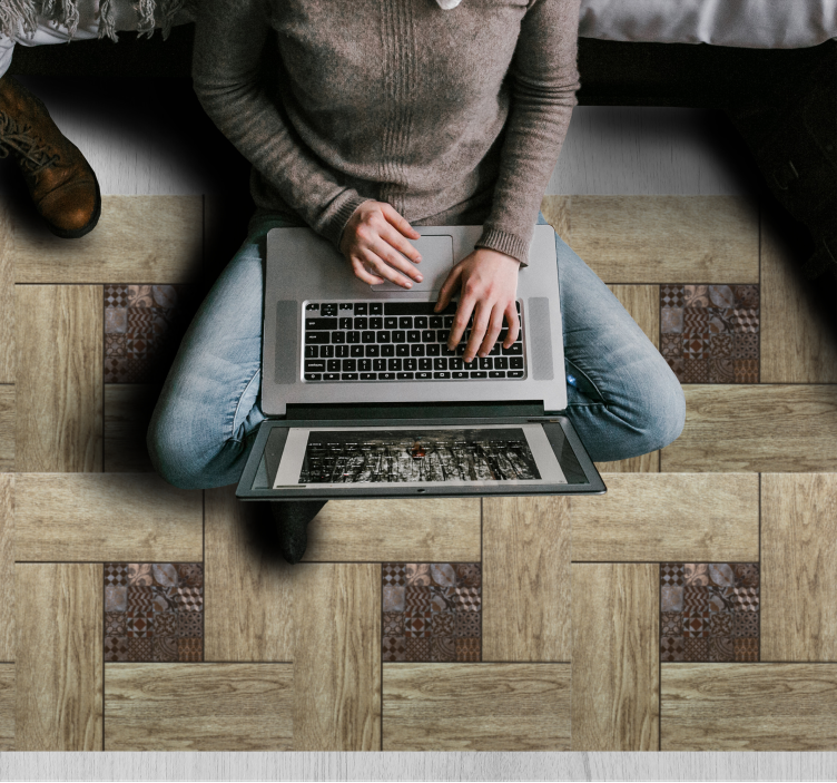 Vinil podovi efekt drva teksturirani uzorak - TenStickers