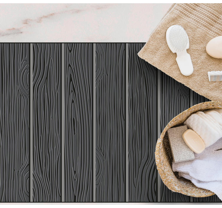 Vinil podovi efekt drva elegantan tamni završetak - TenStickers