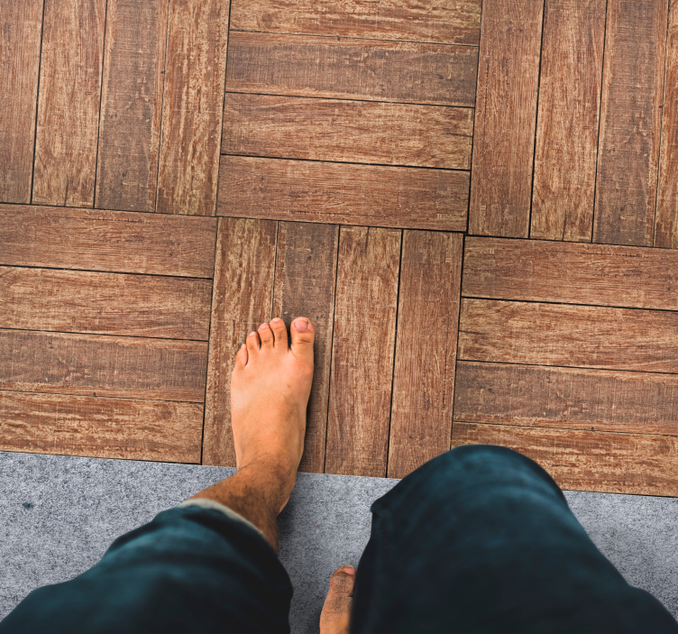 Vinil podovi efekt drva luksuzni uzorak - TenStickers