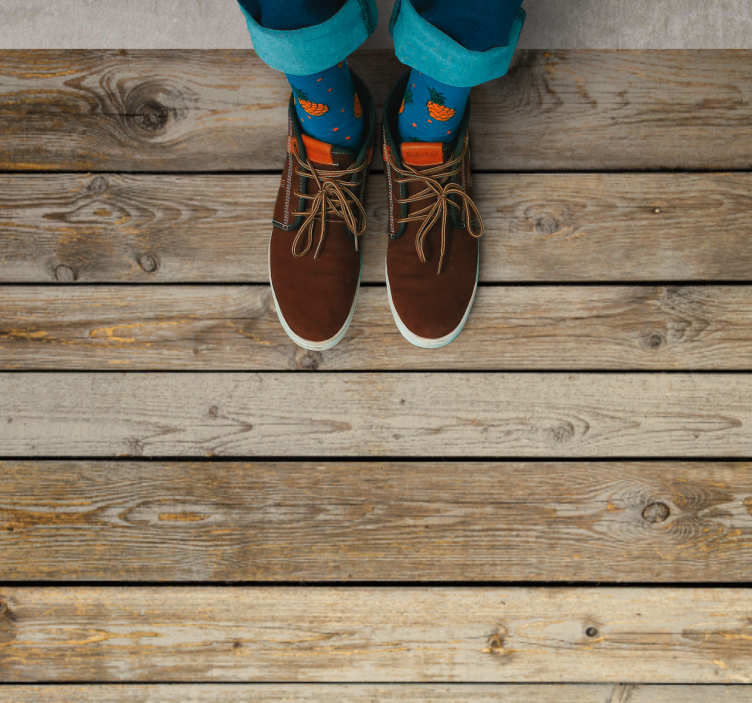 Vinil podovi efekt drva rustikalna površina - TenStickers