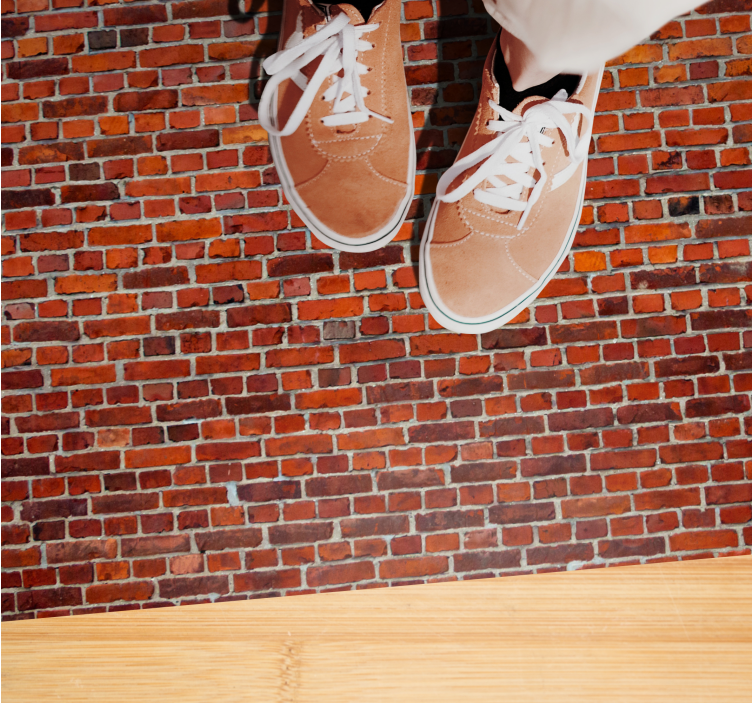 Vinil podovi efekt kamena gruba tekstura opeke - TenStickers