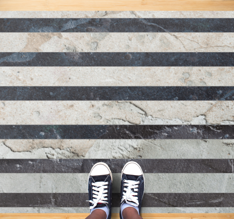 Vinil podovi efekt kamena prugasti kameni uzorak - TenStickers