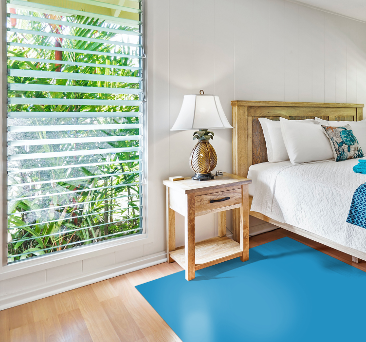 Vinil podovi plava monokromatski uzorak - TenStickers