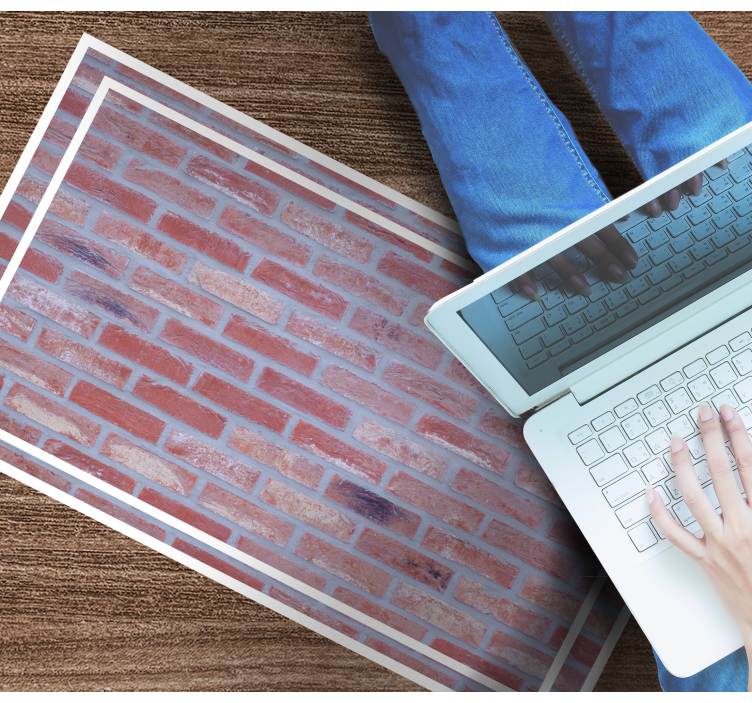 Vinil podovi efekt kamena uzorak od opeke - TenStickers