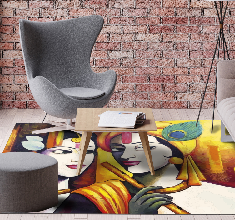 Vinil podovi dnevna soba kulturna suština - TenStickers