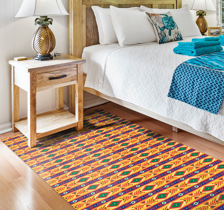 Vinil podovi etnički uzorak etničkog motiva - TenStickers