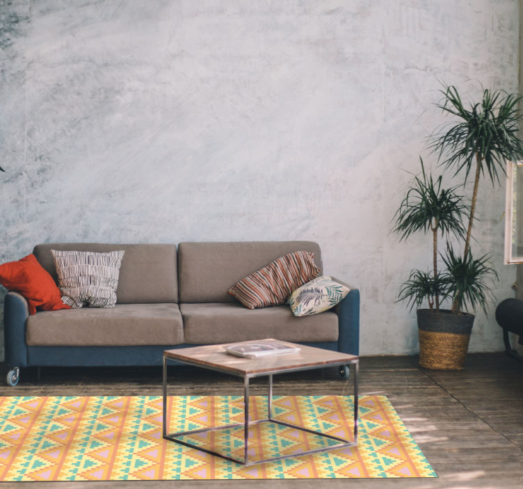 Vinil podovi geometrijski dekor s plemenskim uzorkom - TenStickers