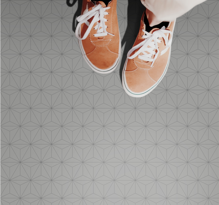 Vinil pločice geometrijski sivi motiv - TenStickers