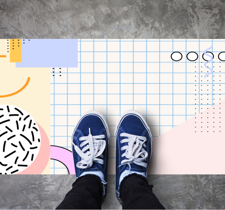 Vinil podovi geometrijski moderni apstraktni - TenStickers