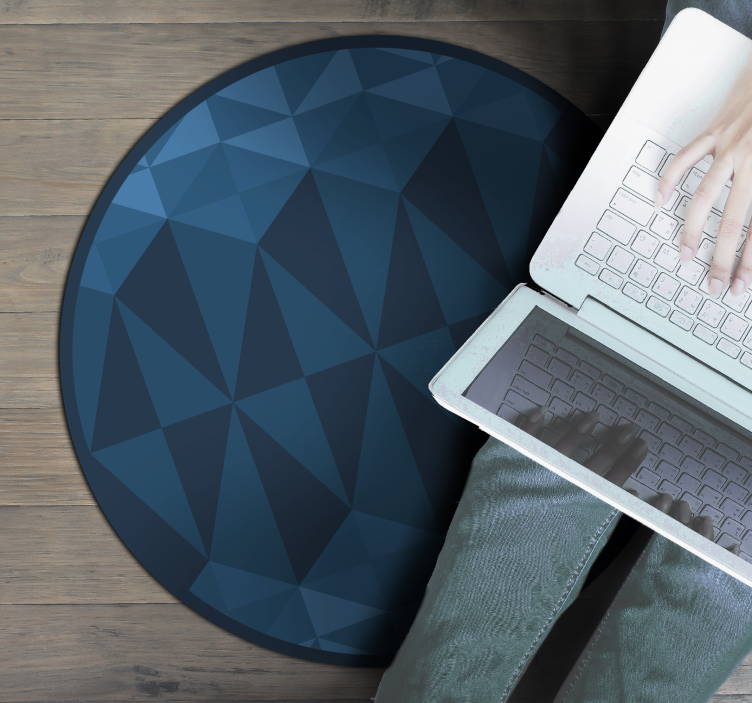 Vinil podovi geometrijski geometrijski kružni dizajn - TenStickers