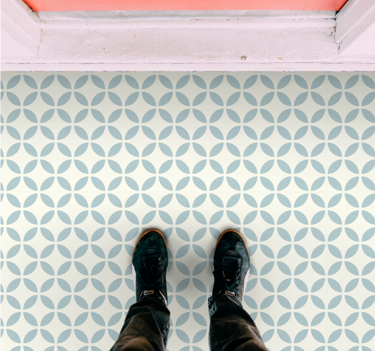 Vinil pločice pločica s kružnim uzorkom - TenStickers