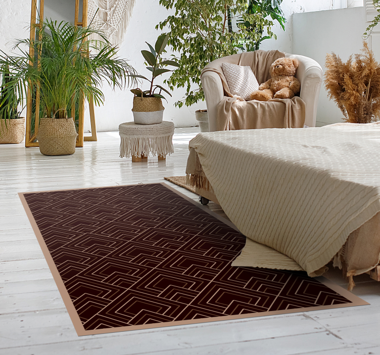 Vinil podovi spavaća soba crni sastav - TenStickers