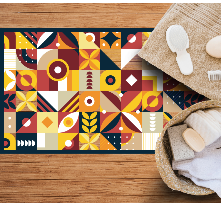 Vinil pločice živahne kompozicije - TenStickers