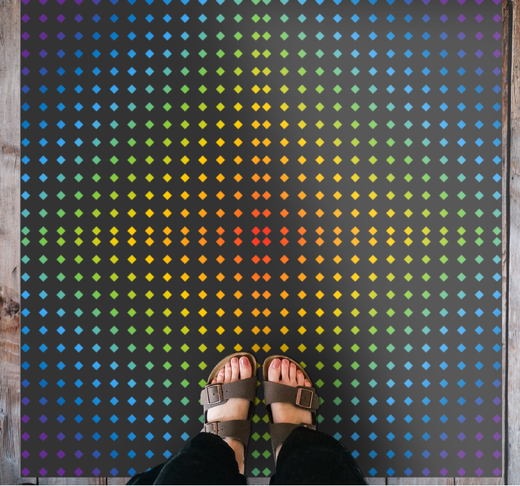 Vinil podovi tinejdžeri dizajn duginih dijamanata - TenStickers