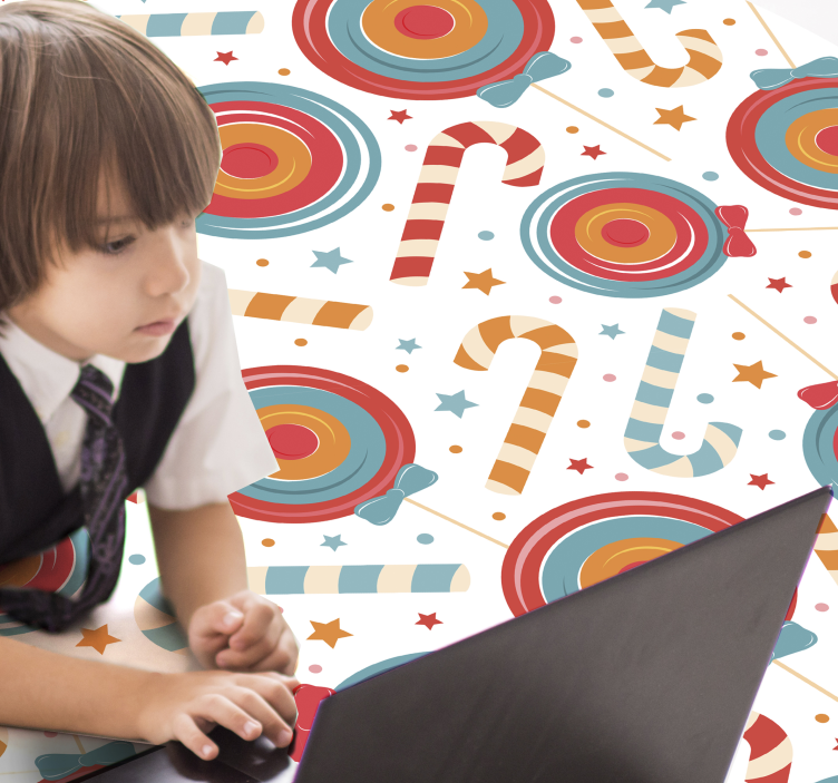 Vinil podovi igre slike zemlje slatkiša - TenStickers