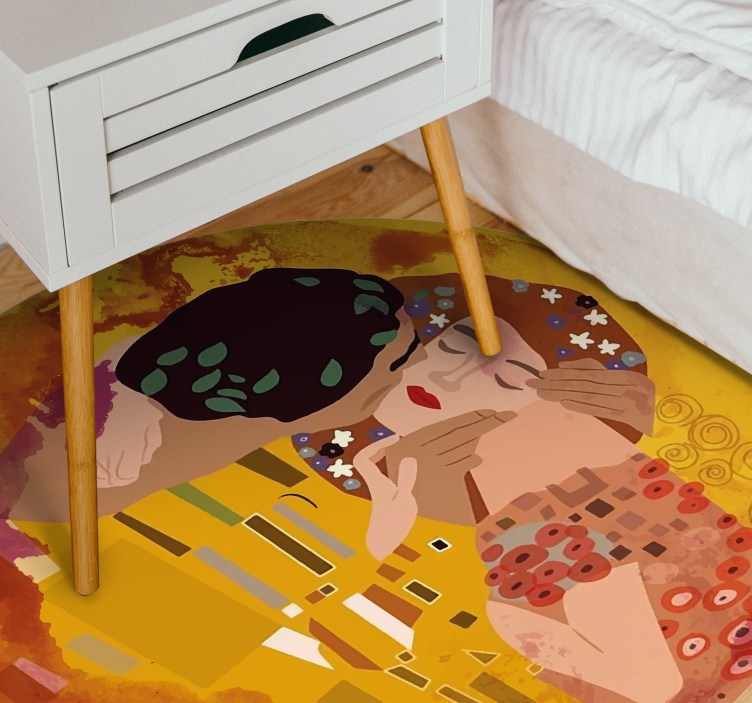 Vinil podovi karta svijeta apstraktni svijet zagrljaj - TenStickers