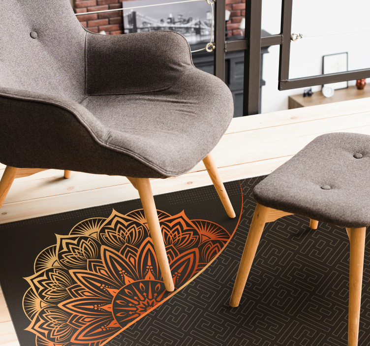 Vinil podovi mandala dizajn kuta mandale - TenStickers