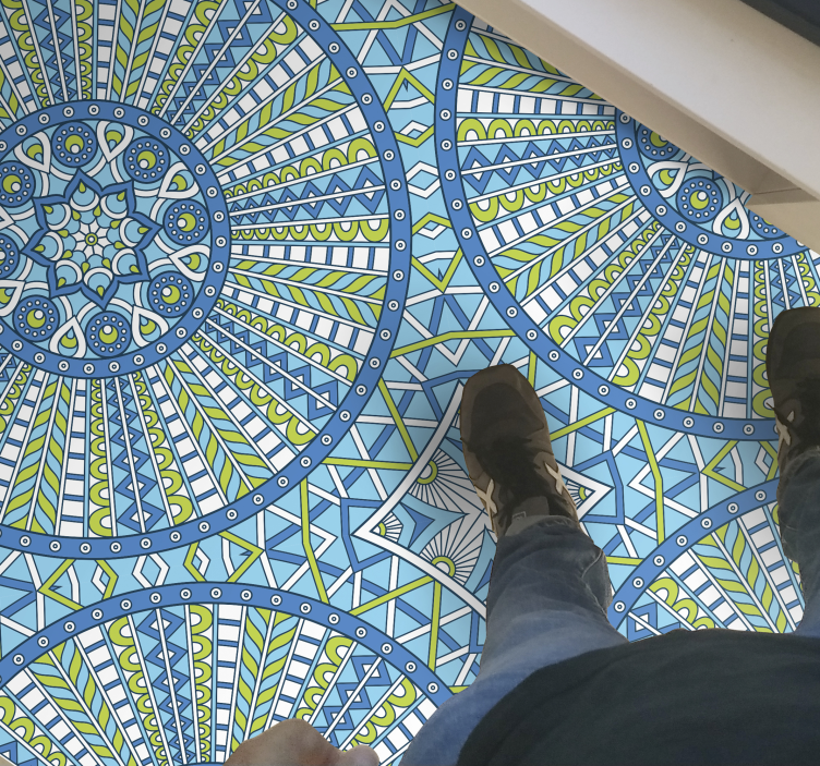 Vinil podovi mandala elegantni geometrijski uzorci - TenStickers