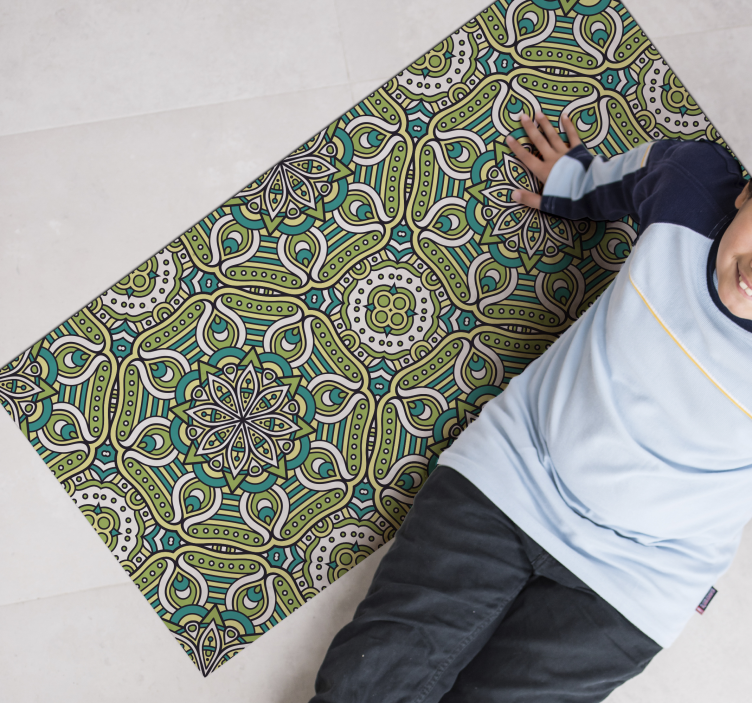 Vinil podovi mandala mandala s uzorkom - TenStickers