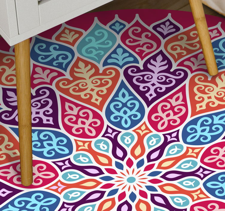 Vinil podovi mandala šareni motiv mandale - TenStickers