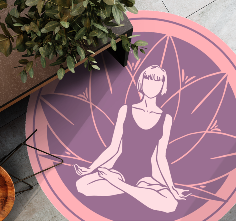 Vinil podovi mandala simbol spokojne meditacije - TenStickers