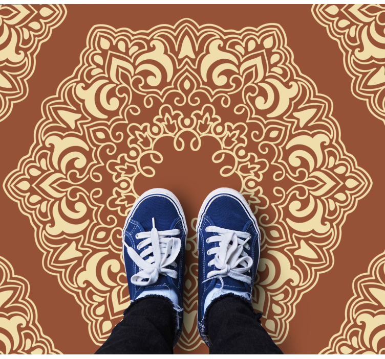 Vinil podovi mandala složeni botanički aranžman - TenStickers