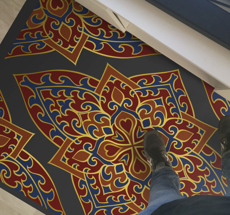 Vinil podovi mandala ukrašeni dizajn mandale - TenStickers