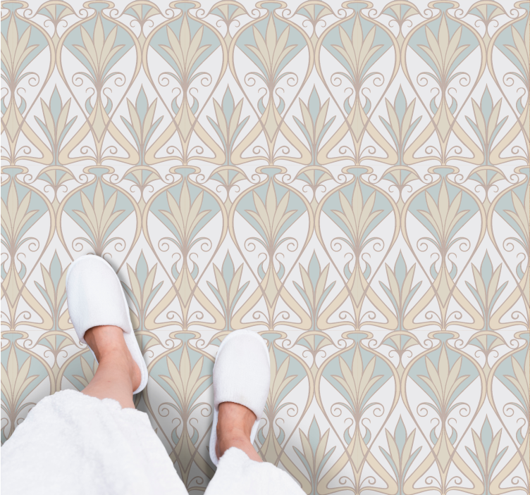 Vinil podovi minimalistički elegantna cvjetna inspiracija - TenStickers