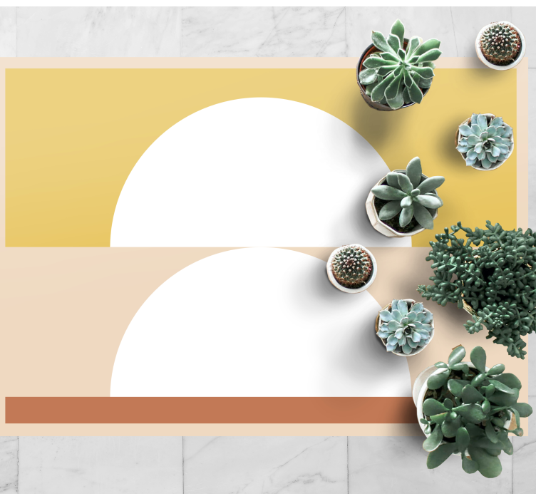 Vinil podovi minimalistički kružni minimalizam - TenStickers