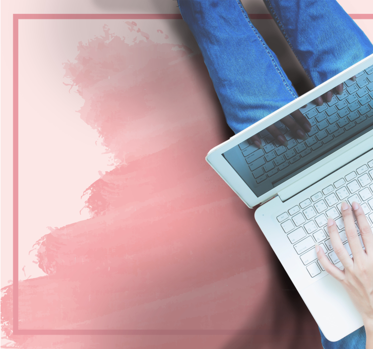 Vinil podovi spavaća soba nježne ružičaste nijanse - TenStickers