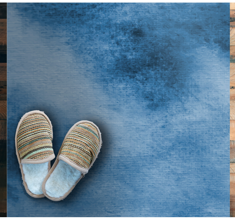 Vinil podovi za kupatilo plavi gradijentni stil - TenStickers