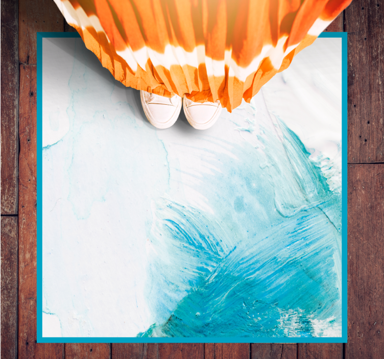 Vinil podovi druge teksture potezi vodenog kista - TenStickers