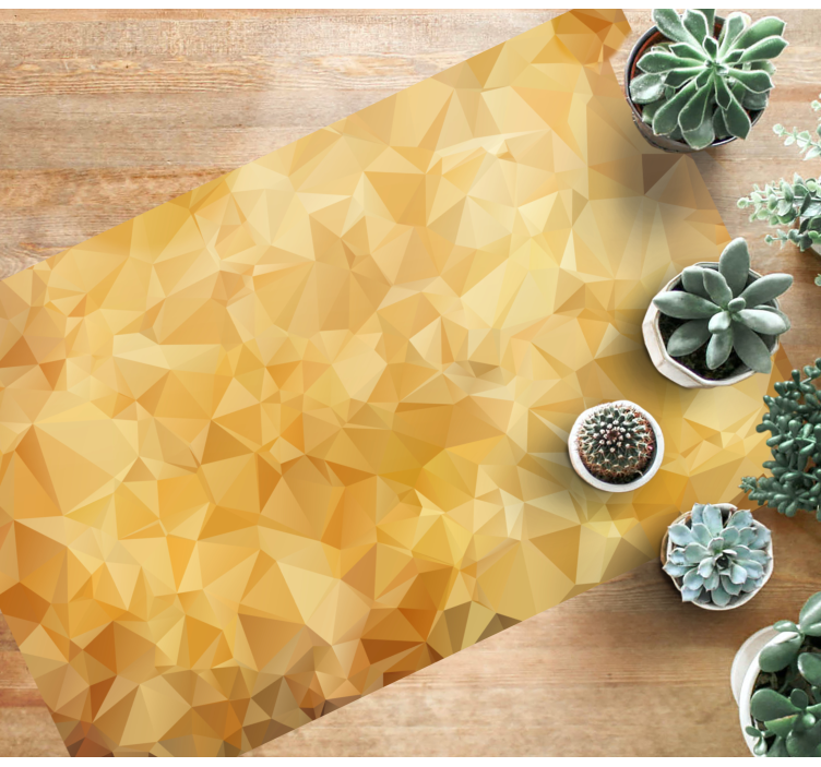 Vinil podovi geometrijski zlatni uzorak - TenStickers