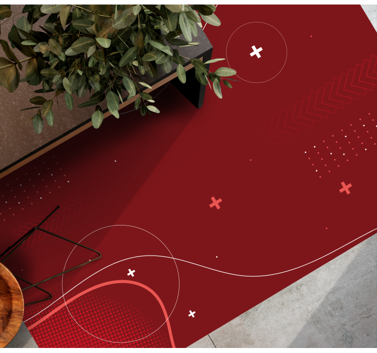 Vinil podovi moderan dinamični apstraktni uzorci - TenStickers