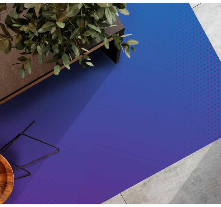 Vinil podovi moderan gradijent plavi uzorak - TenStickers