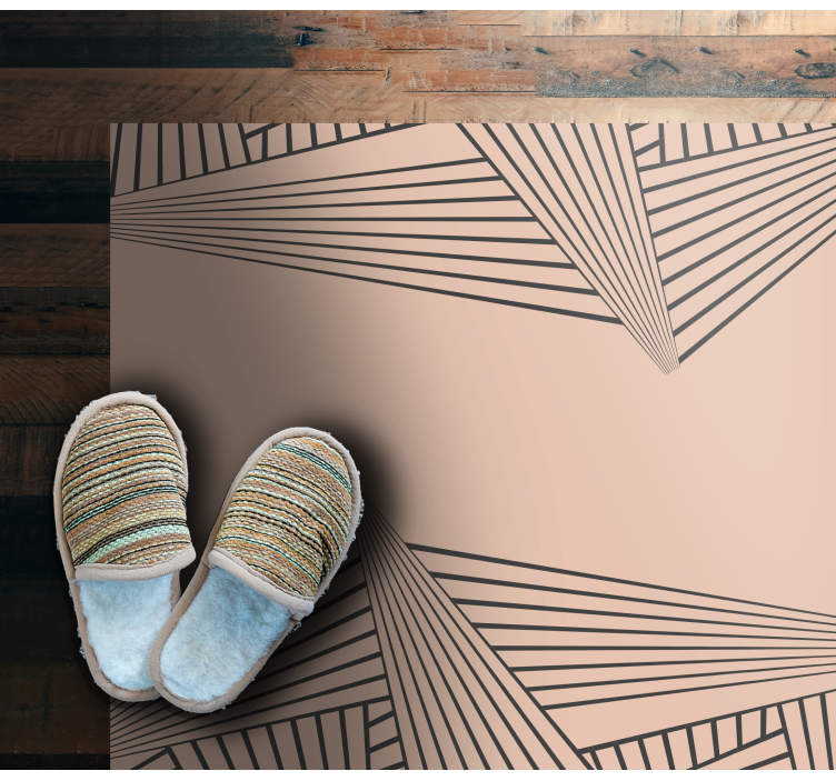 Vinil podovi moderan linearni geometrijski uzorak - TenStickers