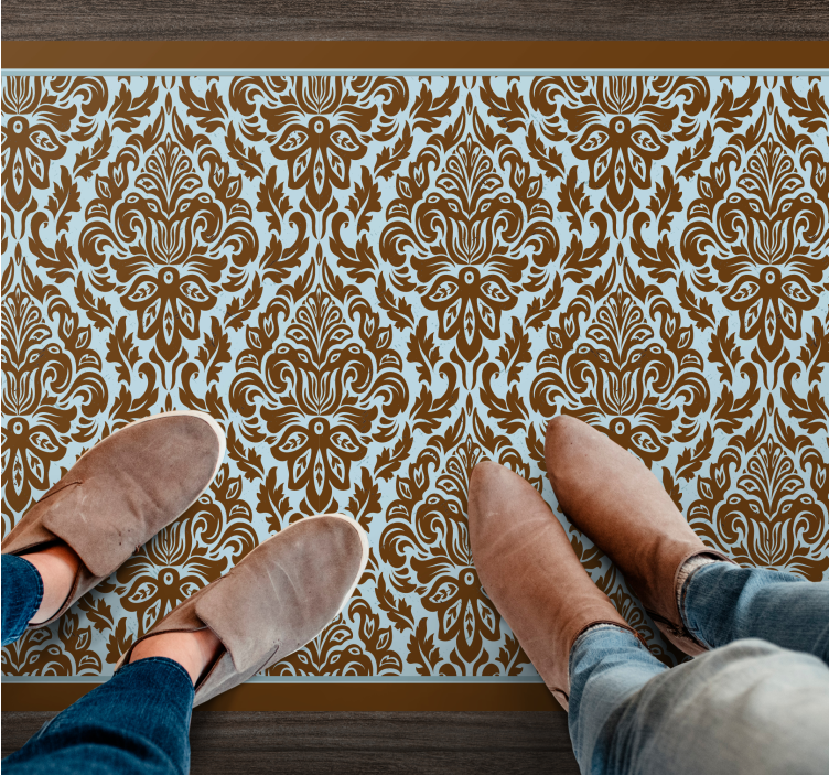 Vinil podovi berba elegantan cvjetni aranžman - TenStickers