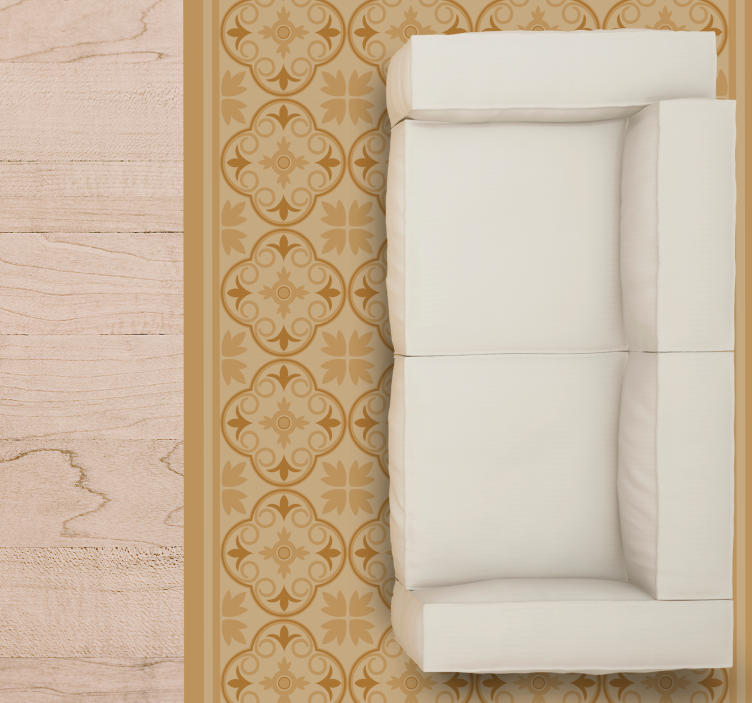 Vinil podovi dnevna soba geometrijski motiv pločica - TenStickers