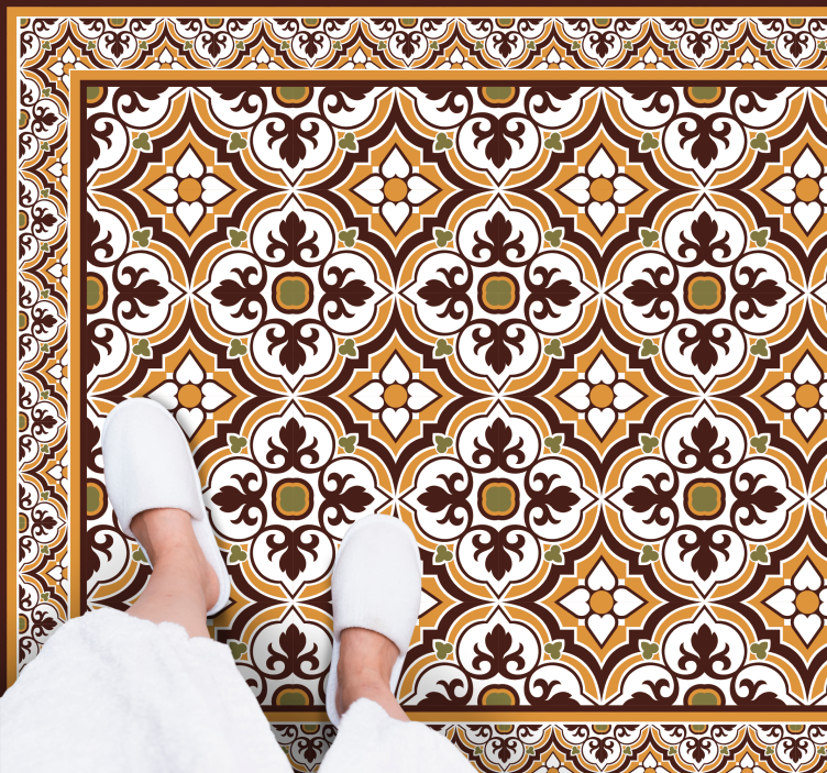 Vinil pločice raskošan mozaični aranžman - TenStickers