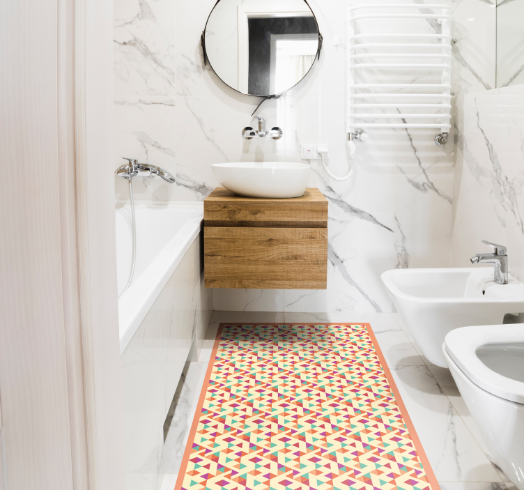 Vinil podovi mozaik trkač s uzorkom mozaika - TenStickers