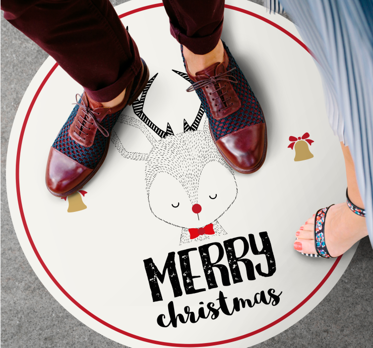 Vinil podovi Božić svečana umjetnička djela sobova - TenStickers