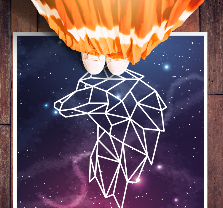 Vinil podovi otisak životinja geometrijska silueta medvjeda - TenStickers