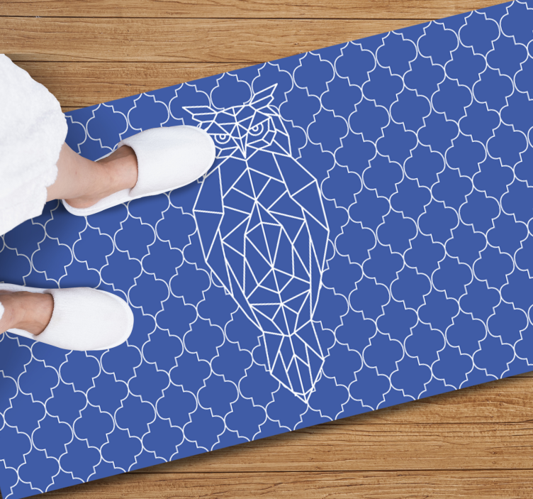 Vinil podovi životinja geometrijski uzorak sove - TenStickers