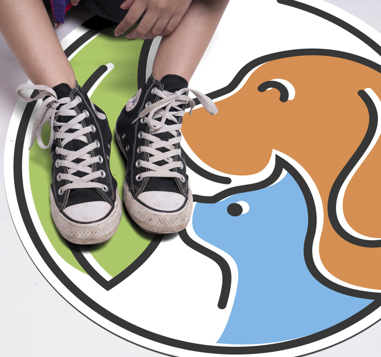 Vinil podovi životinja apstraktni izrazi životinja - TenStickers