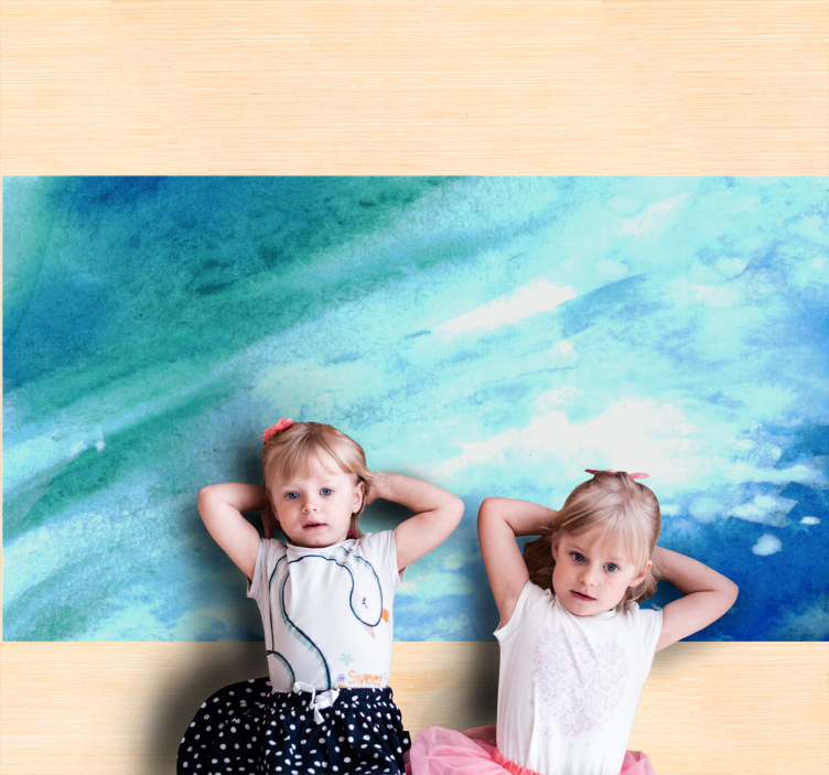 Vinil podovi druge teksture apstraktni tok vodene boje - TenStickers