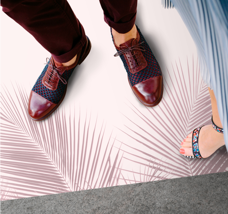 Vinil podovi cvijeće i biljke elegantne slike dlana - TenStickers